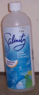 Salinity phosphate remover
