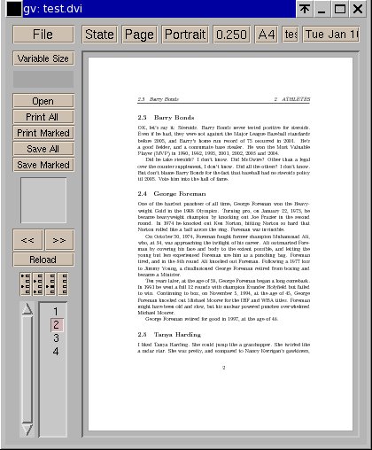 LaTeX sections output, page 2