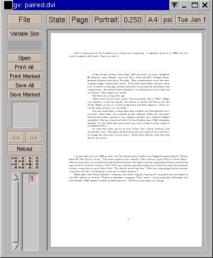 Output of \beginstory \endstory macro pair
